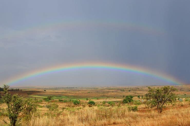 Rainbow in Isalo National Park